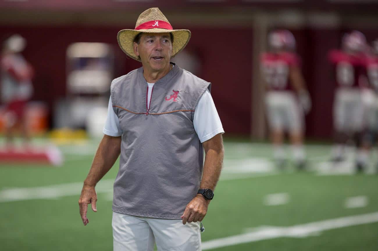 Alabama Head Coach Nick Saban Tests Positive For Coronavirus