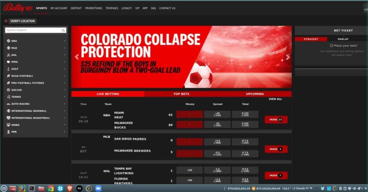 Bally Bet Mobile Sports Betting App Launches In Colorado