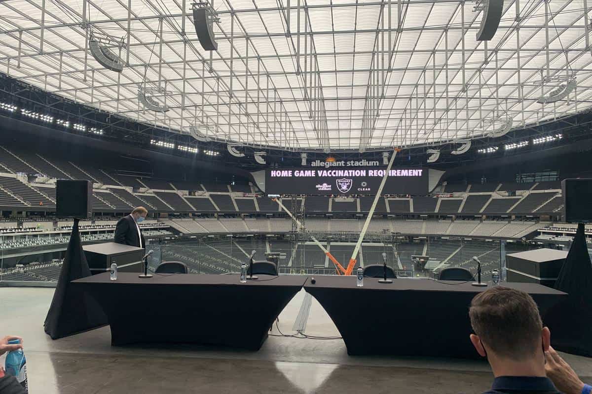 Las Vegas Raiders Will Require Full COVID-19 Vaccination To Attend Home Games